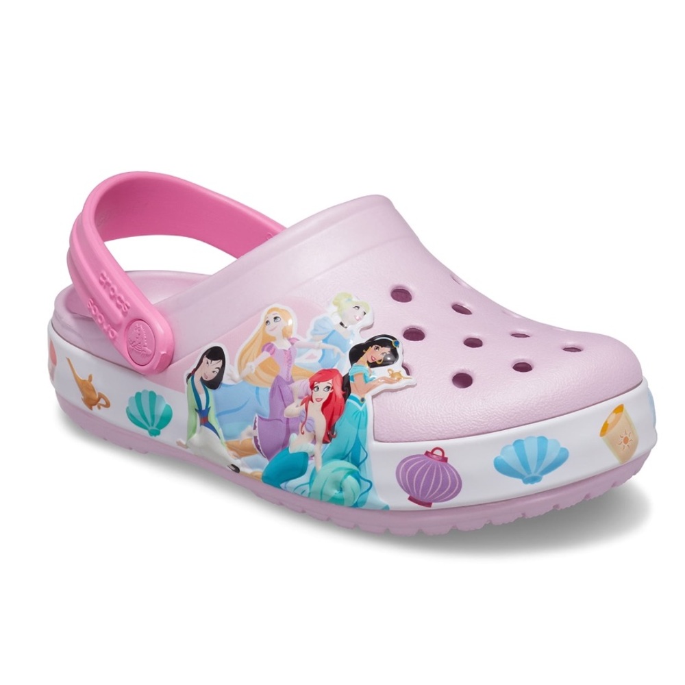 Crocs Fun Lab Disney Princess Light Up Size J2 - Picture 6 of 16